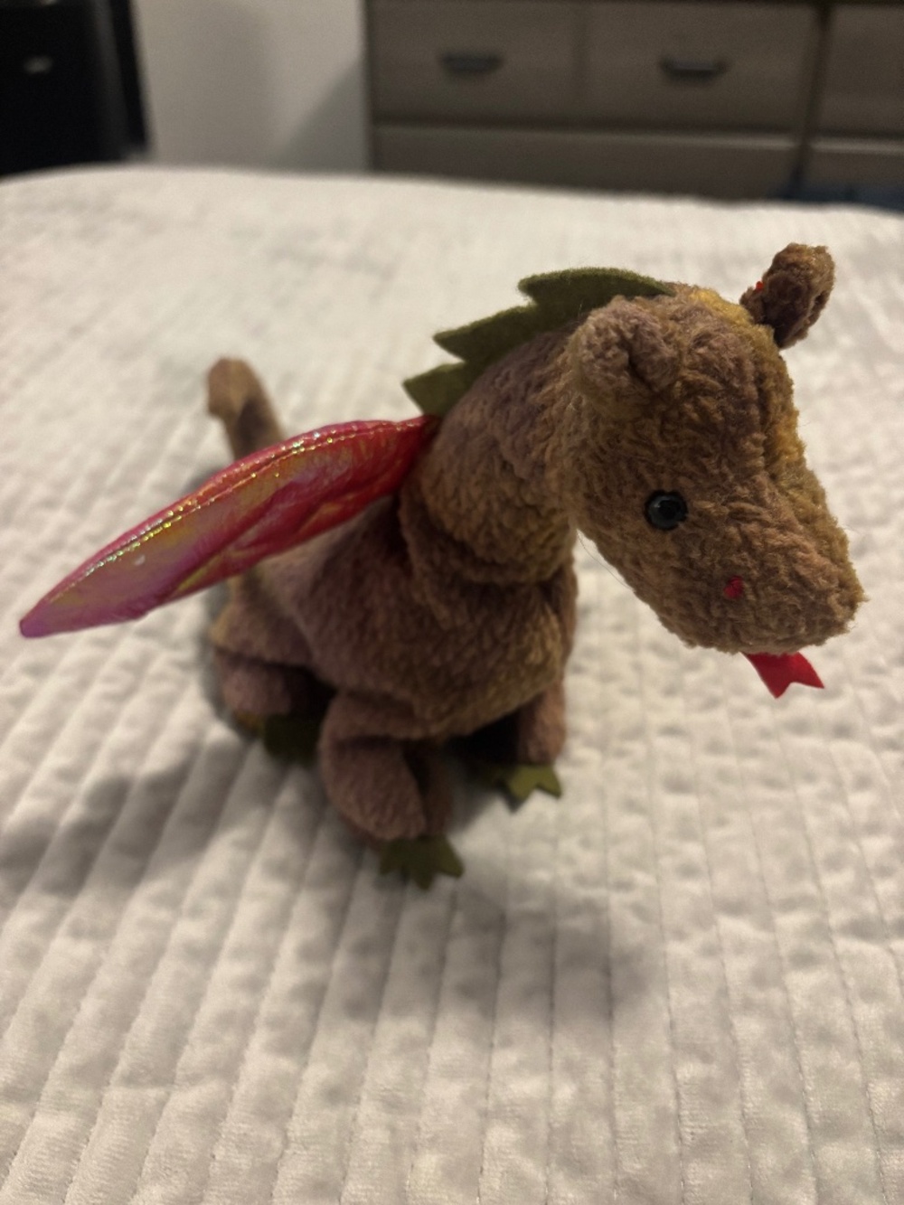 Ty Beanie Baby Scorch the Dragon 1998 Vintage Plush Retired No Hang Tag